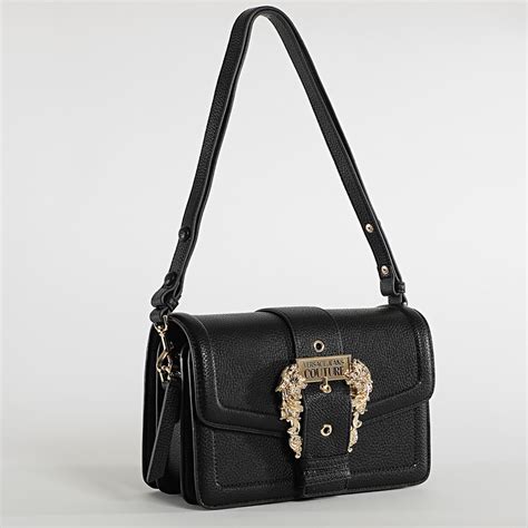 sac versace noir dore|versace handbags.